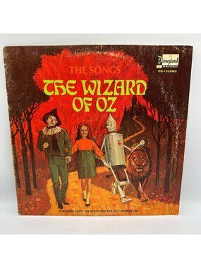 The Songs From The Wizard Of Oz Album Disneyland Record 1969 Vinyl DQ-1328MO